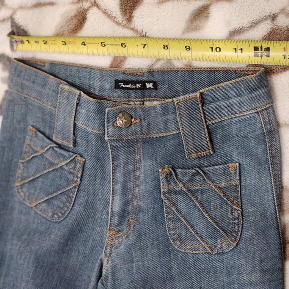 Frankie B. Extra Wide Flare Leg Bell Bottoms XXS/0 - Picture 2 of 16